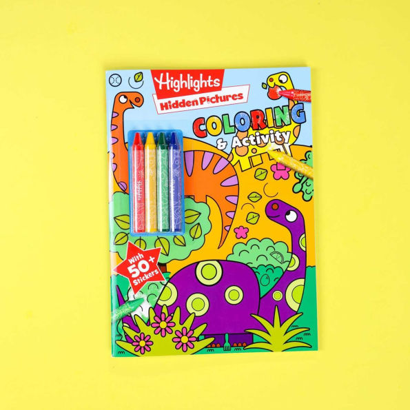 Highlights Hidden Pictures Coloring with Crayons