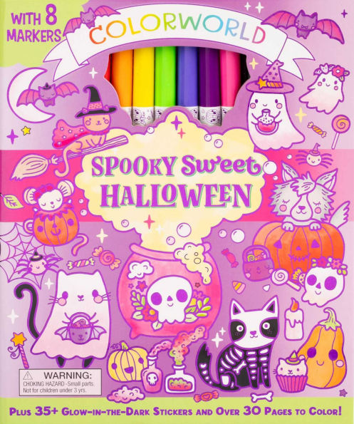 ColorWorld: Spooky Sweet Halloween: Plus 35+ Glow-in-the-Dark Stickers and Over 30 Pages to Color!