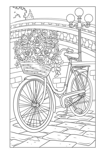 Blossoms and Blooms Coloring