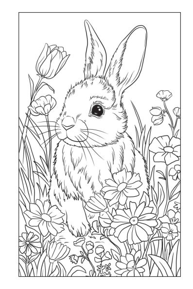 Blossoms and Blooms Coloring