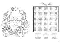 Alternative view 5 of Feel the Love Word Search and Coloring