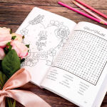 Alternative view 8 of Feel the Love Word Search and Coloring