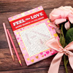 Alternative view 9 of Feel the Love Word Search and Coloring