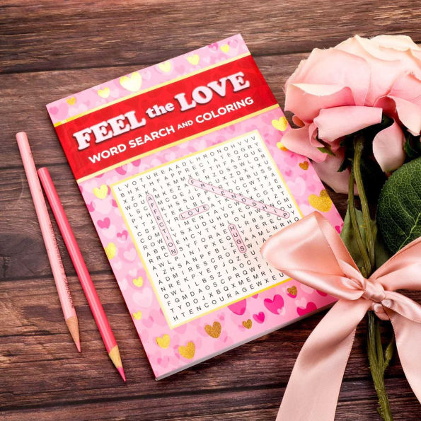 Feel the Love Word Search and Coloring