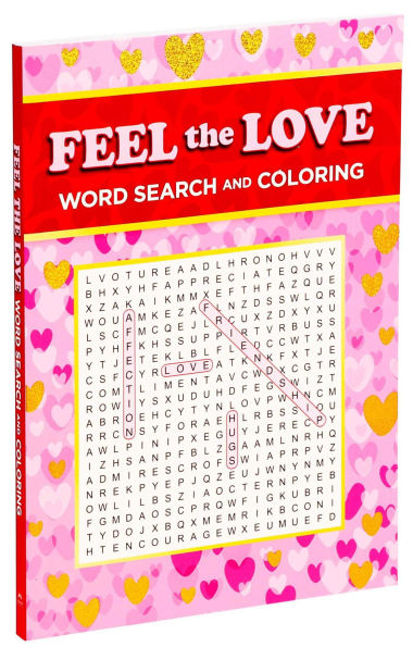 Feel the Love Word Search and Coloring