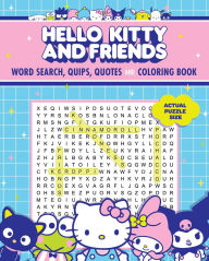 Title: Hello Kitty and Friends Word Search, Quips, Quotes and Coloring Book, Author: Editors of Thunder Bay Press
