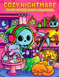 Free book audible download Cozy Nightmare Glow-in-the-Dark Coloring ePub