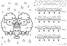 Alternative view 2 of Super Yummy! Coloring & Activity Book with 4 Confetti Crayons and 50+ Stickers