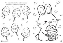 Alternative view 3 of Super Yummy! Coloring & Activity Book with 4 Confetti Crayons and 50+ Stickers