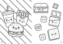 Alternative view 4 of Super Yummy! Coloring & Activity Book with 4 Confetti Crayons and 50+ Stickers