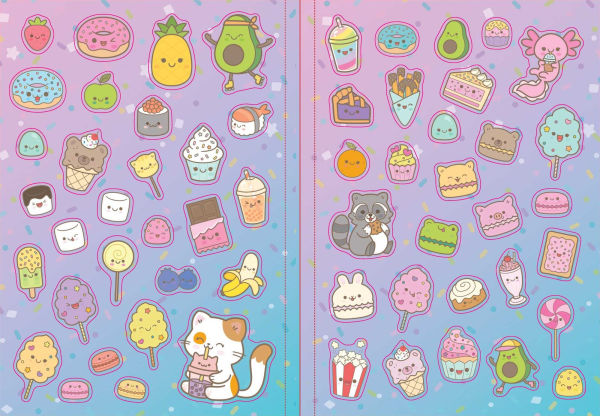 Super Yummy! Coloring & Activity Book with 4 Confetti Crayons and 50+ Stickers