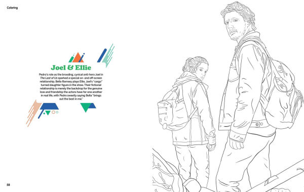 Pedro Pascal Coloring & Activity Book