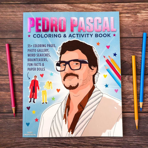 Pedro Pascal Coloring & Activity Book