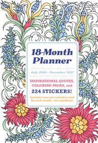 Title: 18-Month Coloring Planner: July 2026-December 2027, Author: Editors of Thunder Bay Press