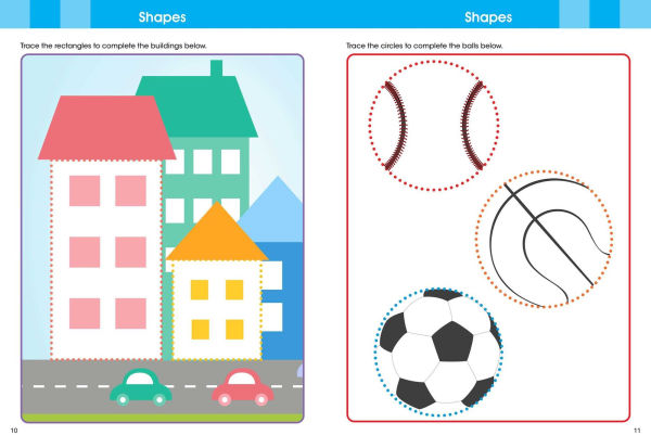 Ready to Learn: Preschool Colors & Shapes Workbook