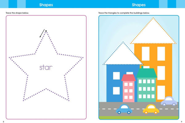 Ready to Learn: Preschool Colors & Shapes Workbook