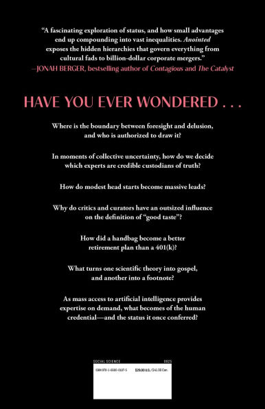 Anointed: The Extraordinary Effects of Social Status in a Winner-Take-Most World