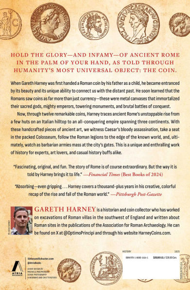 A History of Ancient Rome Twelve Coins