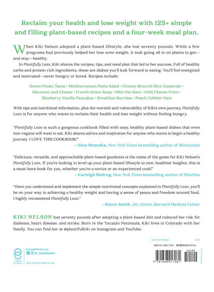 Plantifully Lean: 125+ Simple and Satisfying Plant-Based Recipes for Health Weight Loss: A Cookbook