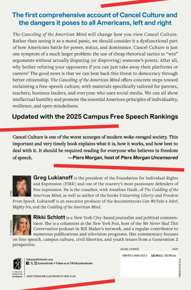 the Canceling of American Mind: Cancel Culture Undermines Trust and Threatens Us All-But There Is a Solution