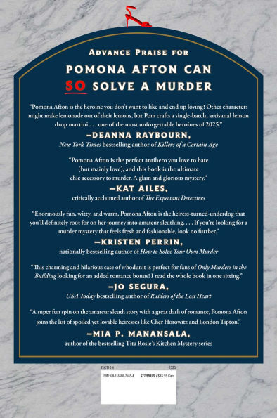 Pomona Afton Can So Solve A Murder: Novel
