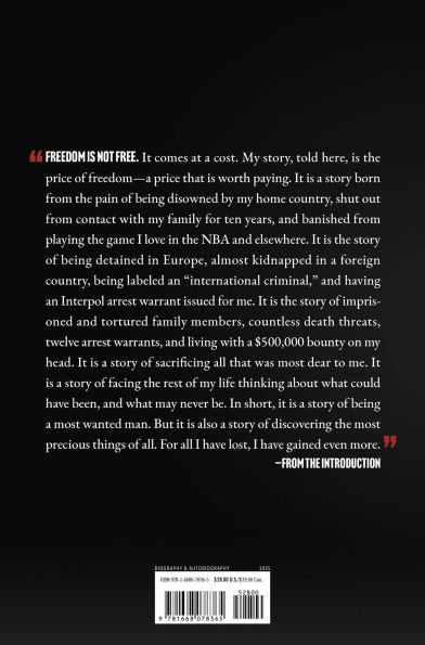 the Name of Freedom: A Political Dissident's Fight for Human Rights NBA and Around World