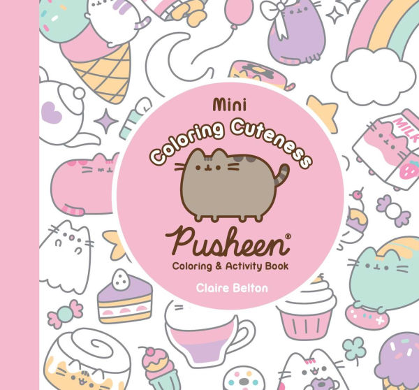 Mini Coloring Cuteness: A Pusheen Coloring & Activity Book