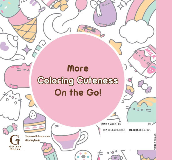 Mini Coloring Cuteness: A Pusheen Coloring & Activity Book