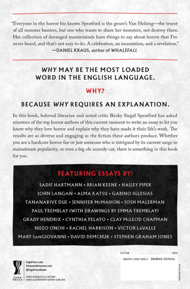 Why I Love Horror: Essays on Horror Literature