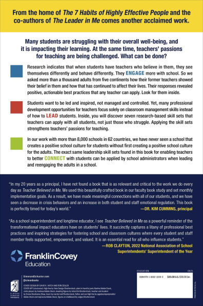 Teacher Believed Me: The Science and Heart of Making a Difference Students' Positive Well-Being