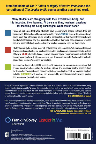 Teacher Believed Me: The Science and Heart of Making a Difference Students' Positive Well-Being