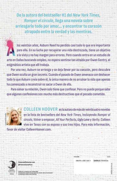 Confesiones, Spanish-language edition of Confess: Una novela