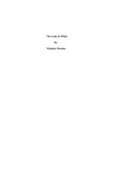 Title: The Lady in White, Author: Nicholas Morales