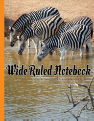 Title: College Ruled Notebook: Blank Lined Journal Zebra Design - 110 Pages, 8.5 X 11 inches, Notebooks for school, college, Work, Author: Simple Inspired