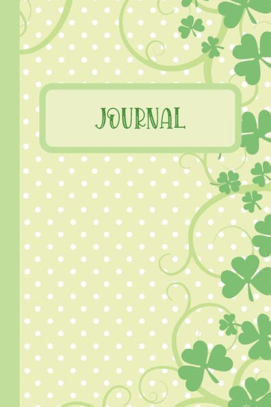 Shamrock Journal: Colorful Journal with a stylish Shamrock cover