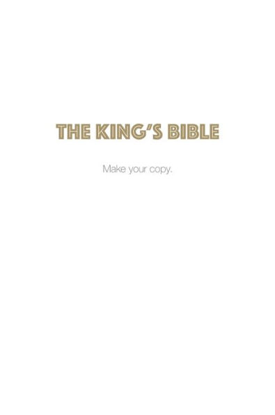 The King's Bible: The Hebrew text of the Torah, formatted for line-by-line copying