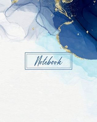 Notebook: Notebook Watercolor Cover, Notebook for Writing or Drawing, 110 Pages, 8x10