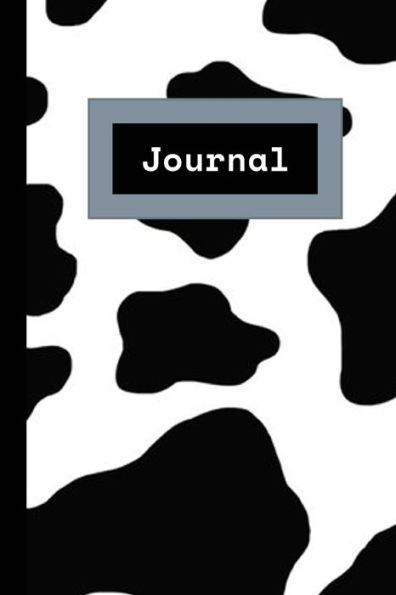 Cow Lined Journal: Lined notebook can be used for school, work, or play.