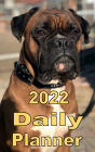 2022 Daily Planner Appointment Book Calendar - Brown Boxer Dog: Great Gift Idea for Pug Dog Lover - Daily Planner Appointment Book Calendar