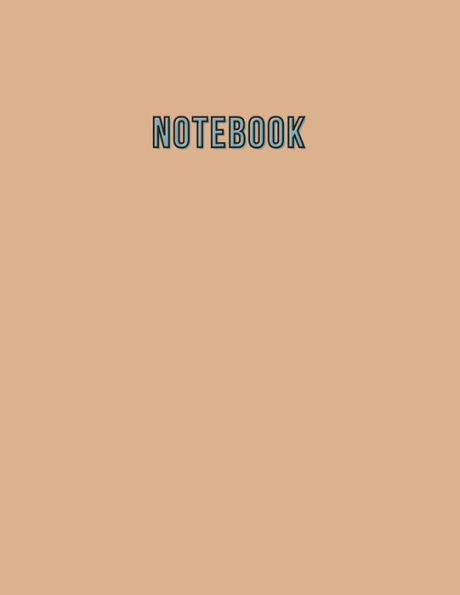 Notebook - Size (8.5 x 11 inches) 150 Pages