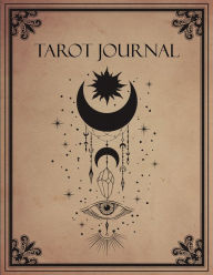 Title: Tarot Journal: 3 Card Spread Reading - Celestial Mystical Moon Design - 8.5