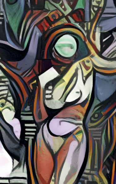 'Curvy Goddess' Picasso Inspired Art Lined Journal: 6