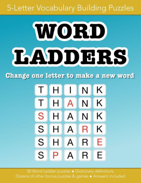 Word Ladders 5-letter vocabulary building word puzzles and other games: Education resources by Bounce Learning Kids