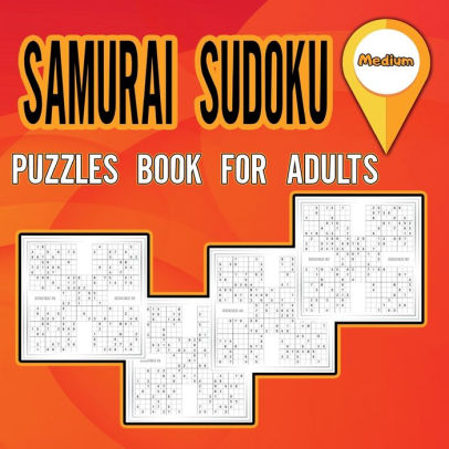 samurai sudoku puzzles book for adults medium puzzles book to shape your brain by moty m publisher paperback barnes noble