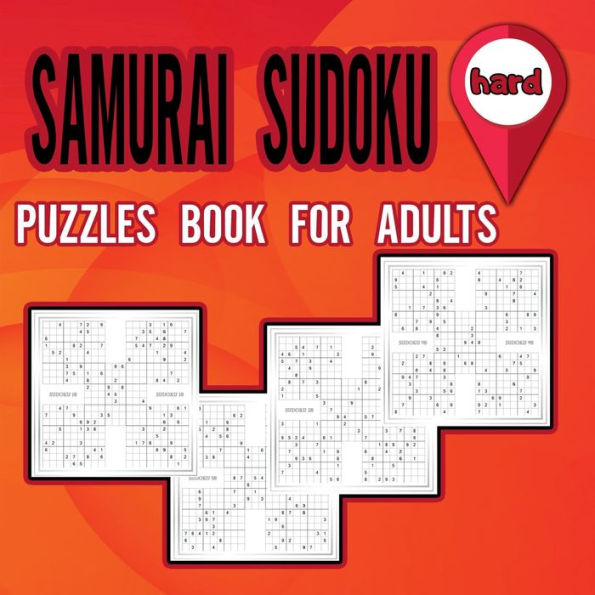 Samurai Sudoku Puzzles Book for Adults Hard: Puzzles Book to Shape your brain