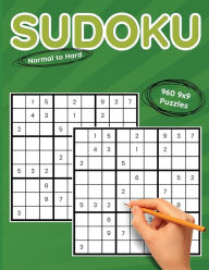Title: Sudoku, Normal to Hard, 9x9: 960 9x9 Puzzles to Solve, Great for Kids, Adults and Seniors, Logic Brain Games, Stress Relief & Relaxation,, Author: Brainiac Press