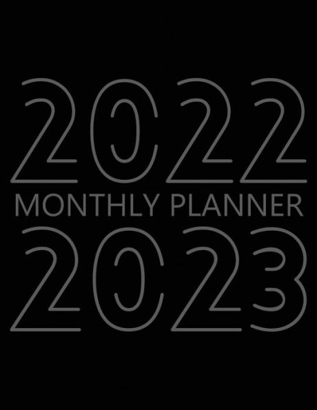 2022-2023 Monthly Planner: 24 Month Agenda, Monthly Organizer Book for Activities and Appointments, 2 Year Calendar Notebook