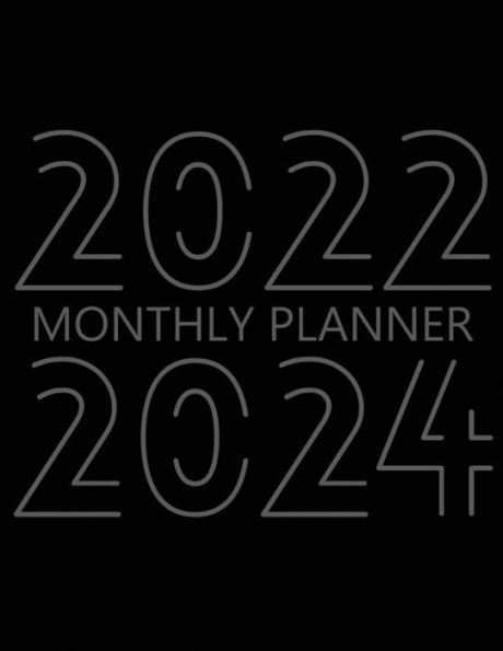2022-2024 Monthly Planner: 36 Month Agenda, Monthly Organizer Book for Activities and Appointments, 3 Year Calendar Notebook