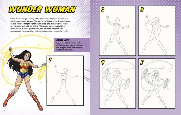 How to Draw Wonder Woman Manga!