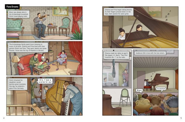 Hiding from the Nazis in Plain Sight: A Graphic Novel Biography of Zhanna and Frina Arshanskaya